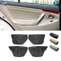 For Toyota Camry 2006 2007 2008 2009 2010 2011 2012 Microfiber Leather Door Panel Cover Trim