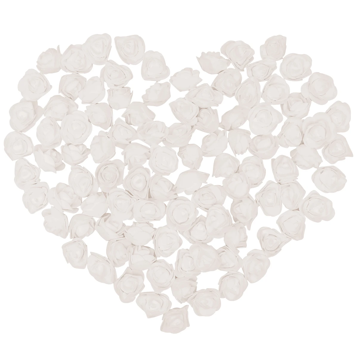 

100 Pcs Gift Box Foam Rose Head Baby Boy Wedding Decor Decoration Artificial Heads