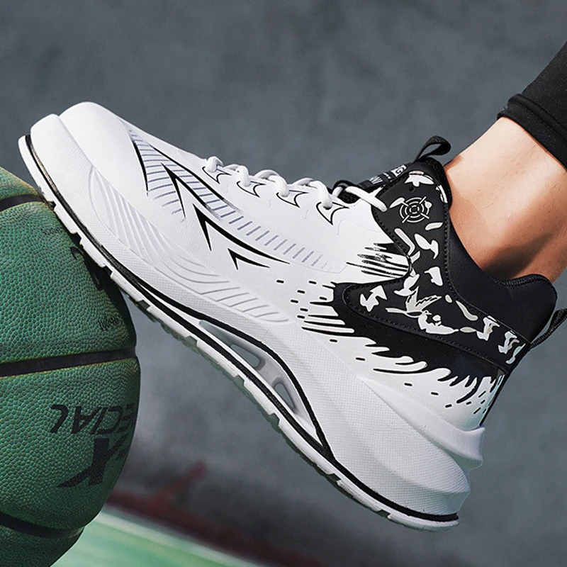 

NEW Men's Basketball Shoes Lightweight Cushioning Sneakers Outdoor Running Shoes Jogging Anti Slip Tennis Shoes Men Size 39-46