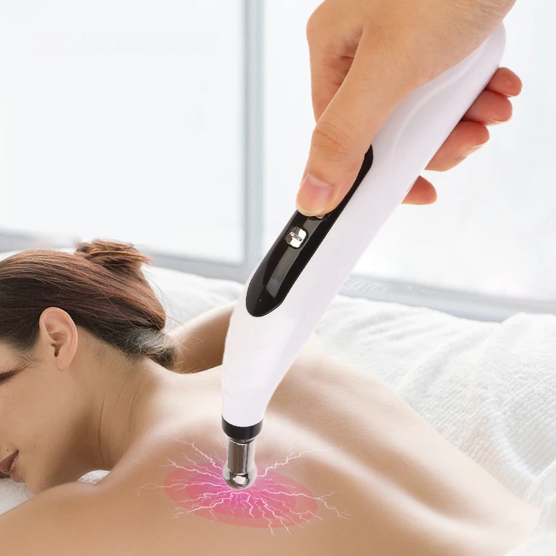Electronic Acupuncture Pen Meridian Energy Acup Meridian Massage Pen Boxed Energy Circulation Massage Pen Physiotherapy'