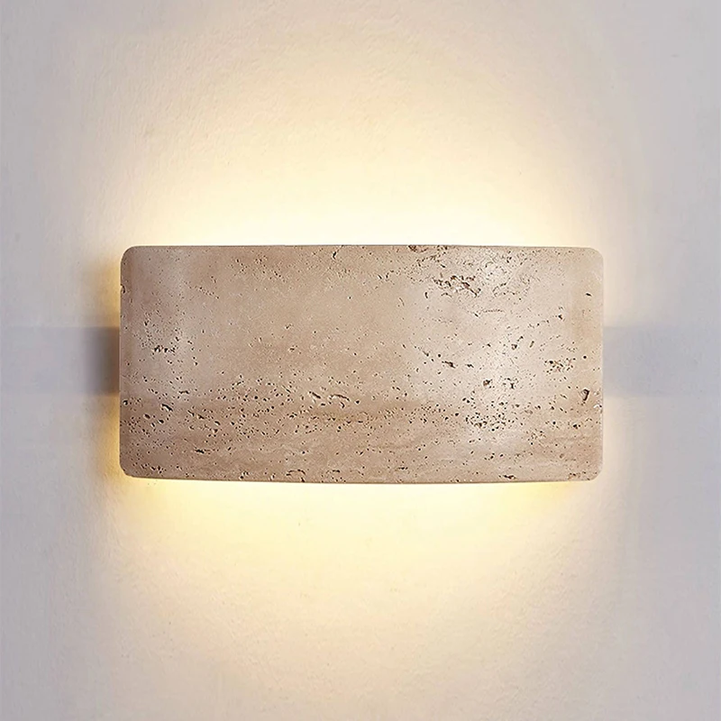 Cream Wabi Sabi Style Bedroom Bedside Wall Lamp Living Room Diningroom Outdoor Waterproof Retro Designer Hallway Lmaping Fixture