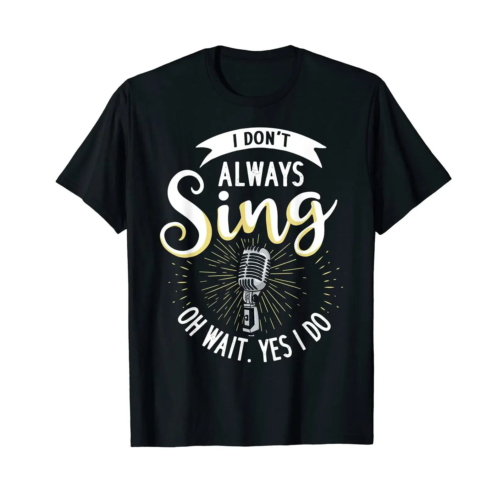Singende Sänger Geschenk Musik Chor Karaoke T-Shirt Vintage Washed Fashion Unisex Soft Graphic Stretched Casual Bequem