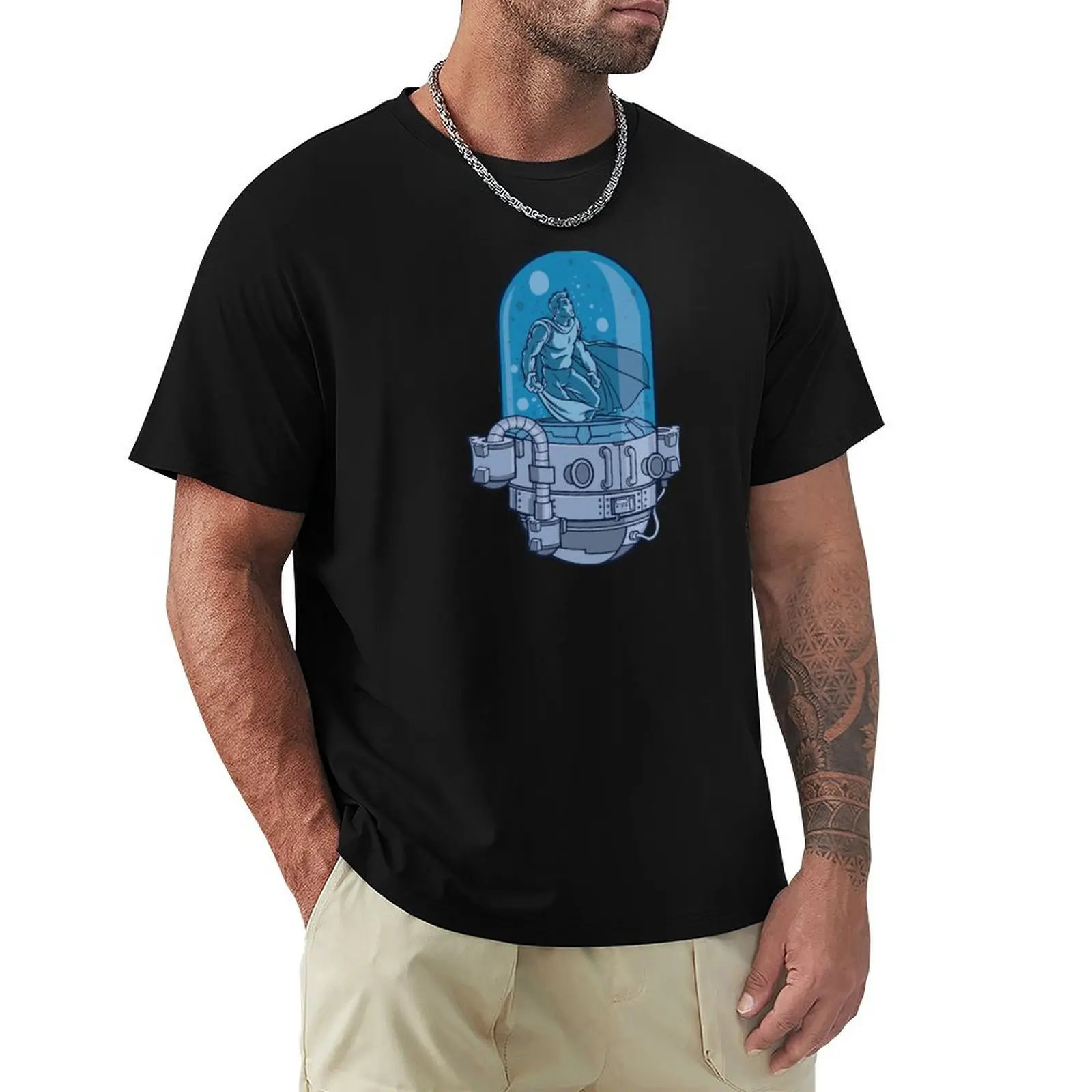 Superhero, space capsule T-Shirt Casual Loose Fit Summer Tee Shirt