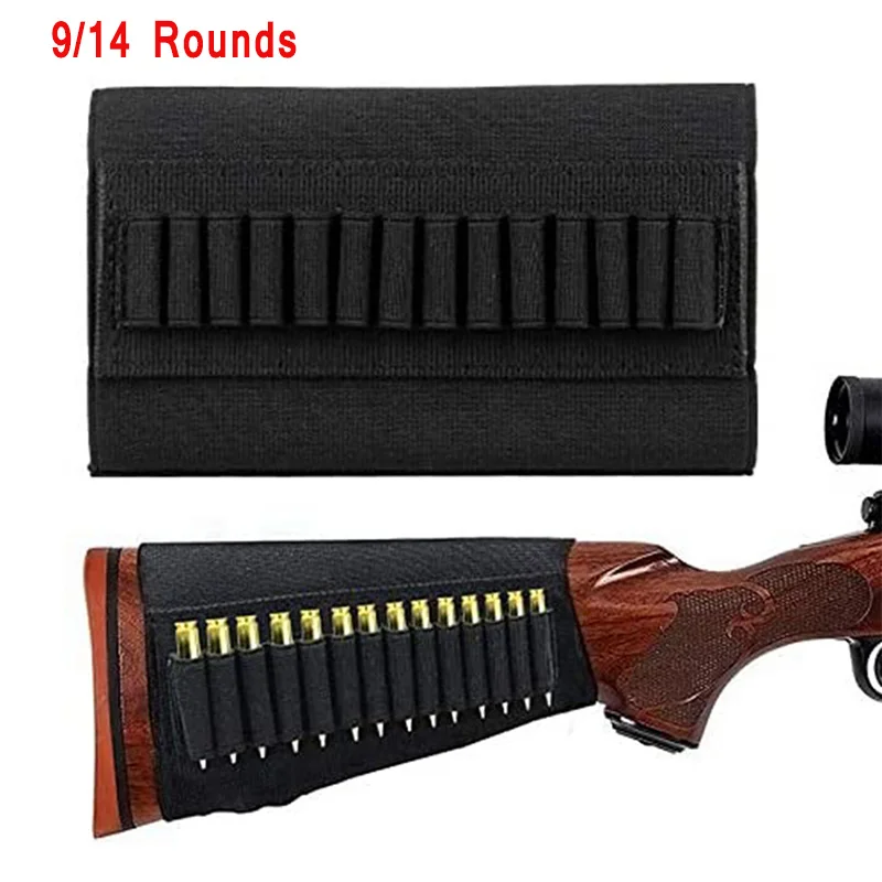 Tactical 9/14 Rounds mag Holder Cartridge Shotgun Shell Pouch for 5.56mm .22/.223.204 Gun Shell Holders