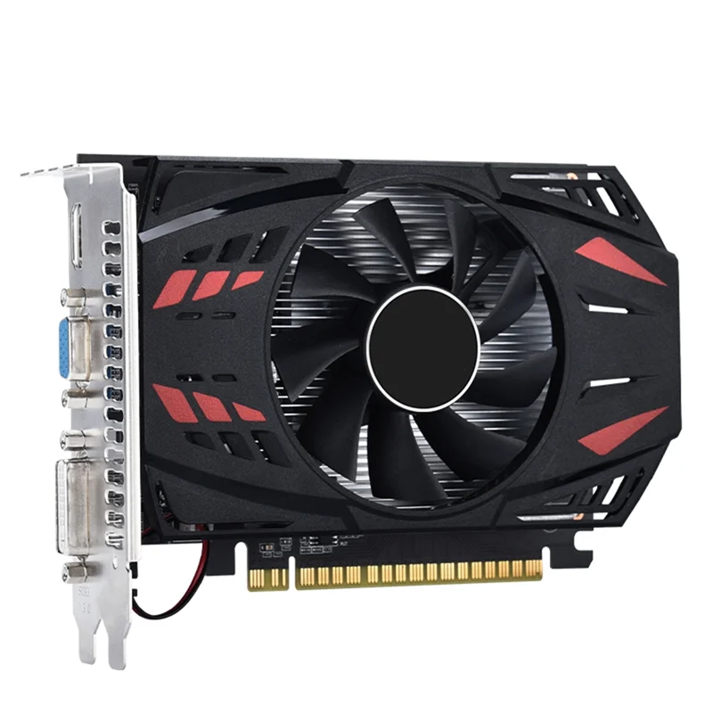 بطاقة رسومات ABJG-GT730 4GB DDR3 128 بت 700 ميجا هرتز 40 نيوتن متر PCI-E 2.0 16X DVI + VGA - متوافقة