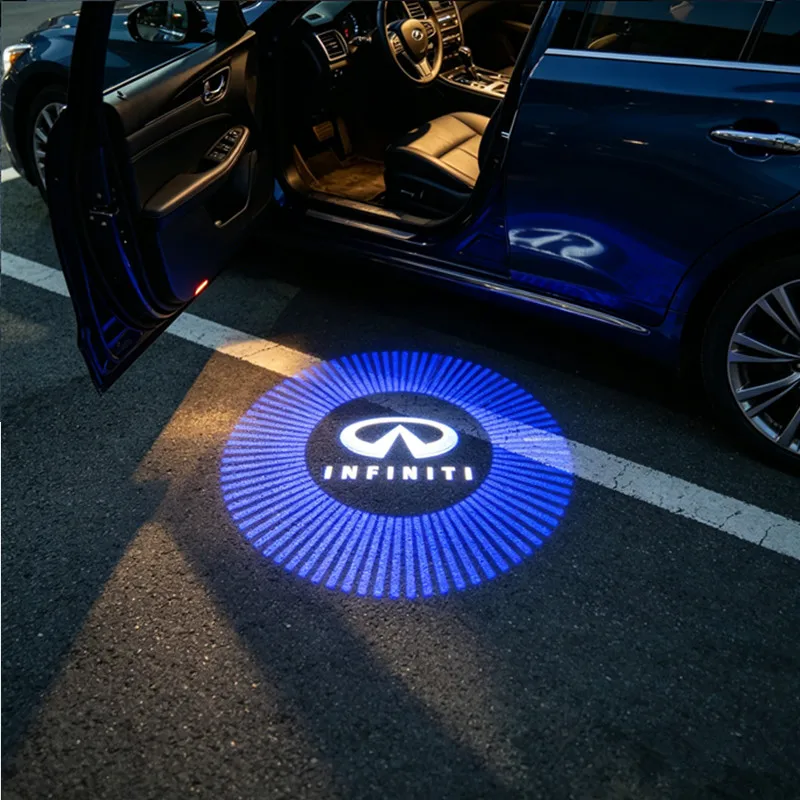 LED-Emblem-Lampen Auto-Tür-Willkommenslogo-Licht für Infiniti Fx35 Q50 QX60 QX50 Q59 Q70 Q30 G37 G35 Auto-Zubehör – Detail 2