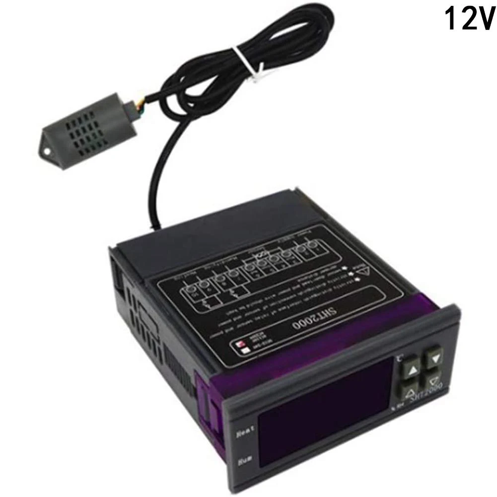 Superior SHT2000 Thermostat Controls Temperature and Humidity Intelligent Digital Display Features Reliable Relay Output