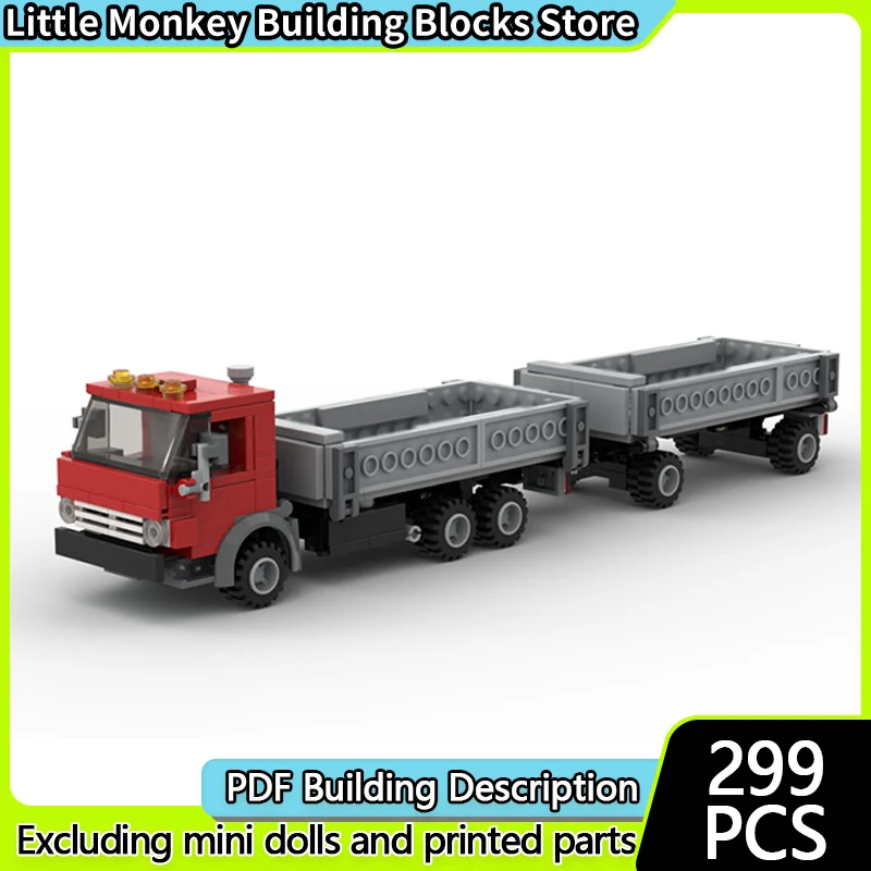 

Speed Racing Car Model MOC Building Bricks Heavy-Duty Truck Modular Technology Children Holiday Gifts Assemble Toys Suit