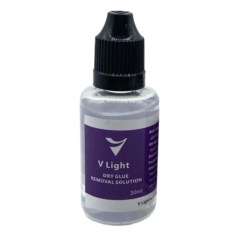 เครื่องต่อผมเทคโนโลยี V-Light ชุดเครื่องมือต่อผมสีขาวพร้อมกาวต่อผม V light