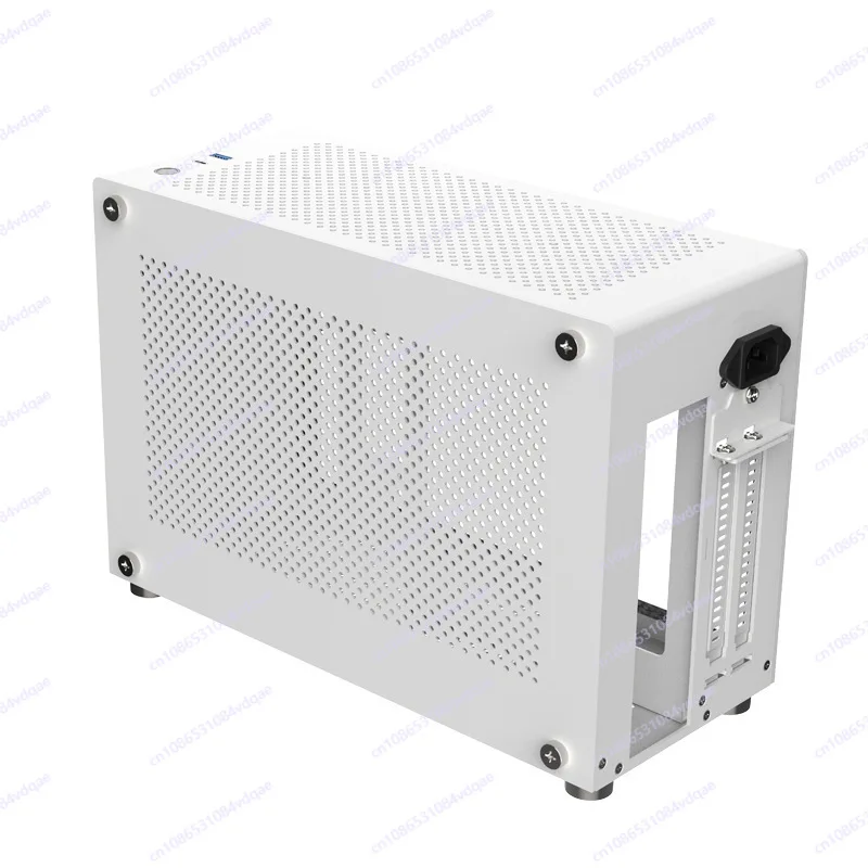 White side-through chassis 2mm thickened aluminum frame, mesh aluminum side panel