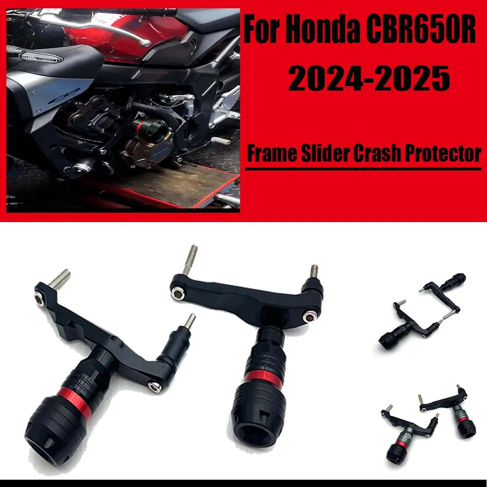 Motorcycle ForCBR650R CBR 650R 2024 Falling Protection Engine Frame Slider Fairing Guard Crash Pad Side Protector