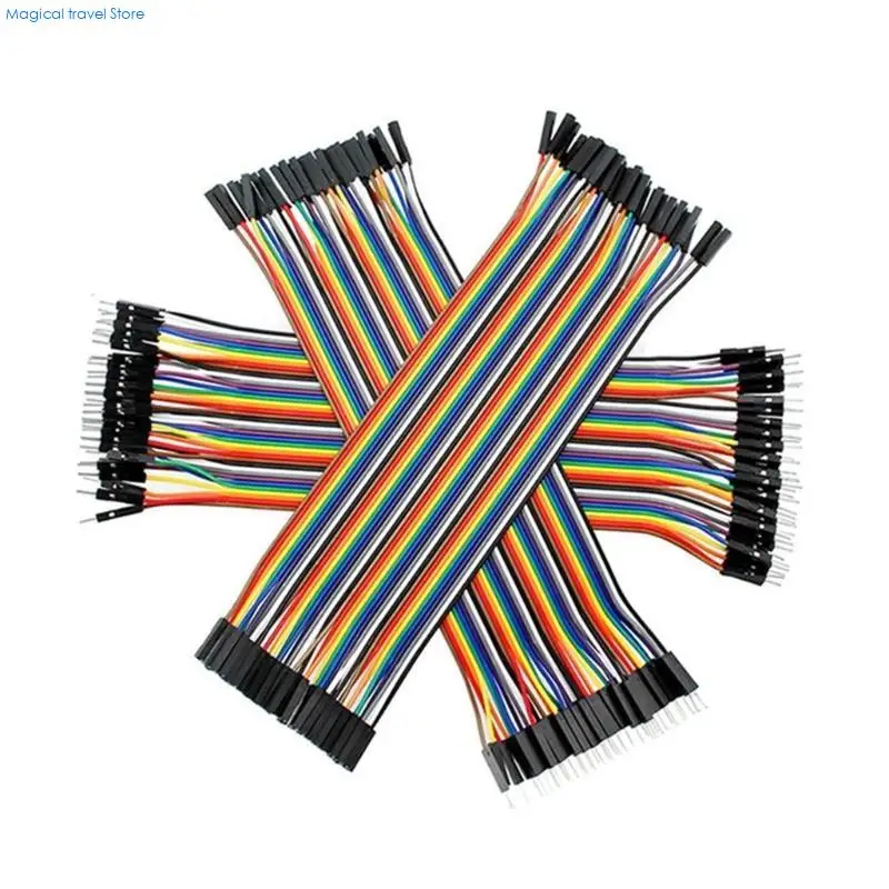 N2UB 1PC 40Pin Jumper Wire Cable Solderless Multicolored Wire for Electronics