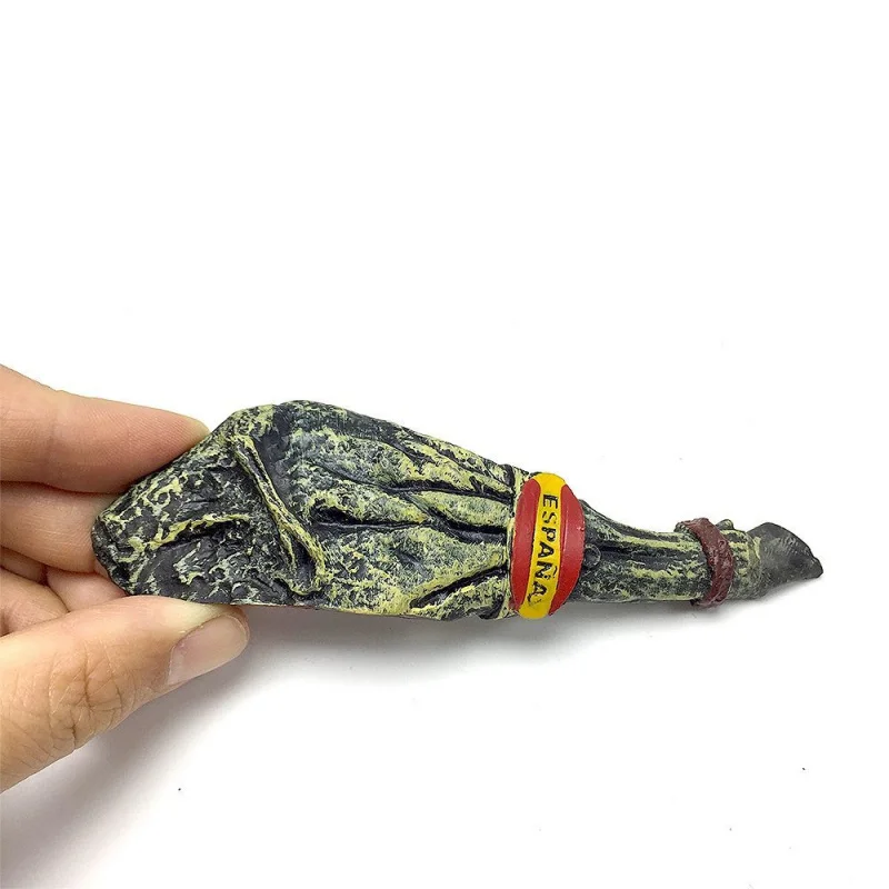 

Испанский стиль, имитация ручной работы, ручная роспись, ветчина, магнитный магнит на холодильник, высококачественный популярный предмет домашнего декора