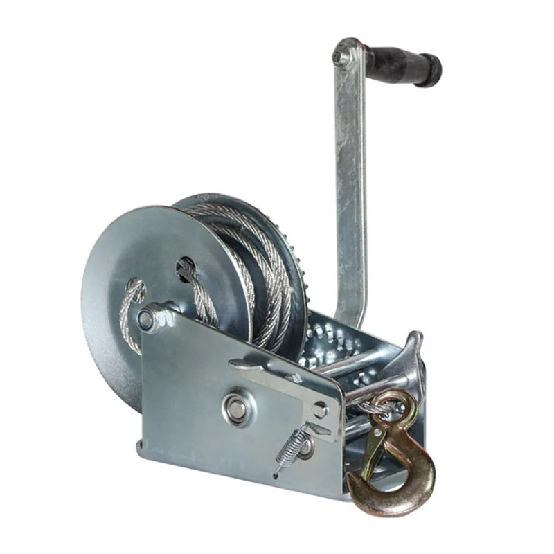 99805Hand Winch 600-3000 Pounds Manual Winch Wire Rope Traction Hoisting Winch Complete Specifications