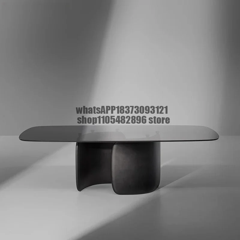 Modern Luxury Fixed Solid Wood Metal Interior Design Rounded Custom Italy Arabescato Marble Dining Table for Restaurant