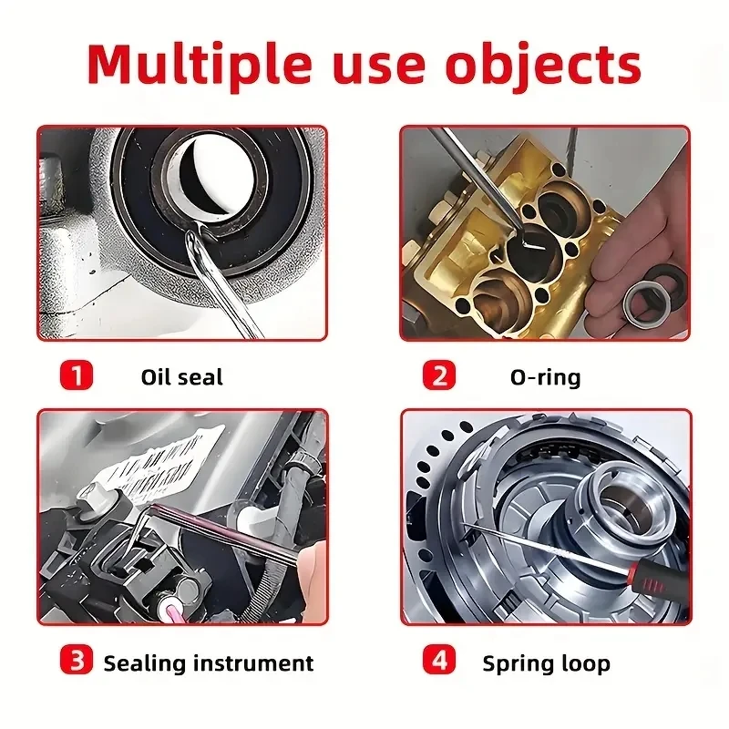 6Pcs Car Dent Puller Hooks Set Boxed Auto Body Dent Repair Pulling Hooks Remover Tool for Vehicle Concave Pit Restoration