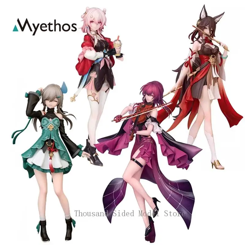 

В наличии, оригинальный подарок Myethos + Honkai: Star Rail, 7 марта, охота, Qingque Tingyun Kafka, аниме-фигурка, модель, коллекционные игрушки