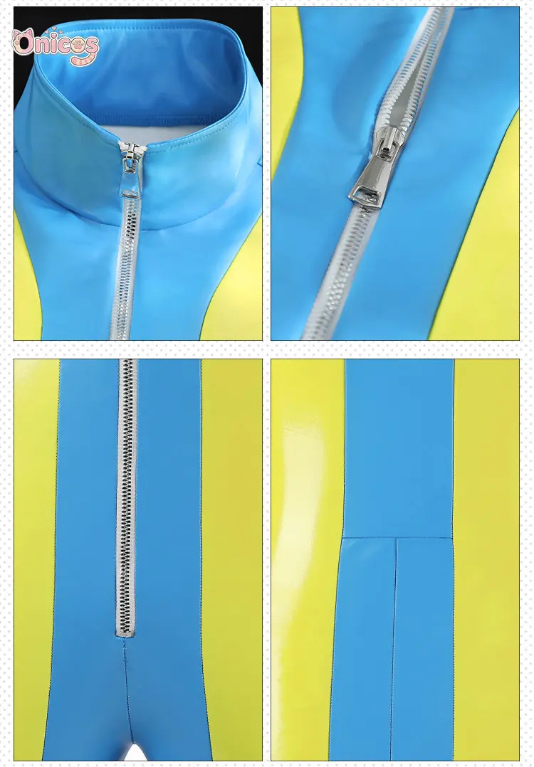 Game Dispatch : Waterboy Man Combat Bodysuit Streamlined Design Game Anime Party Set Cosplay Yellow Costume  Onicos