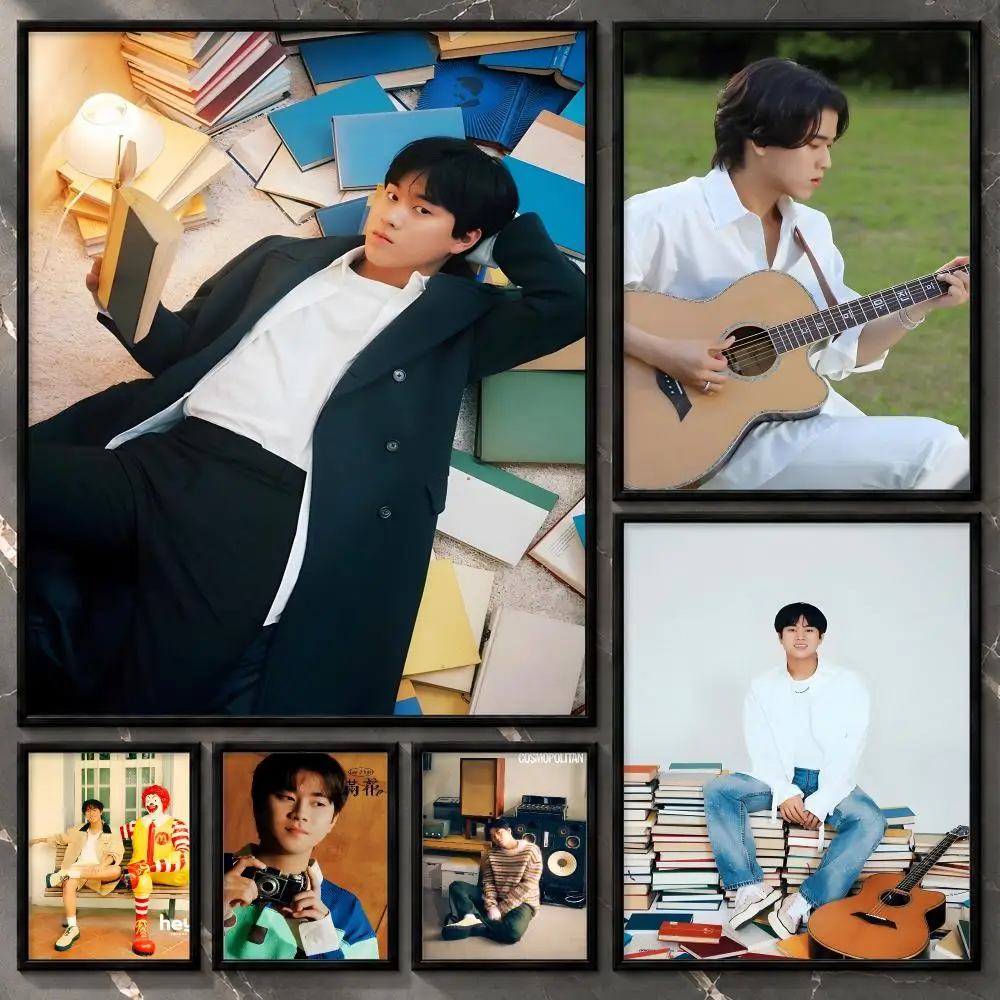 Lee MuJin Korean Singer Acoustic Folk Pop Soulful Vocal Art Poster Aesthetic Unframed Wall Prints for Bedroom & Living Room