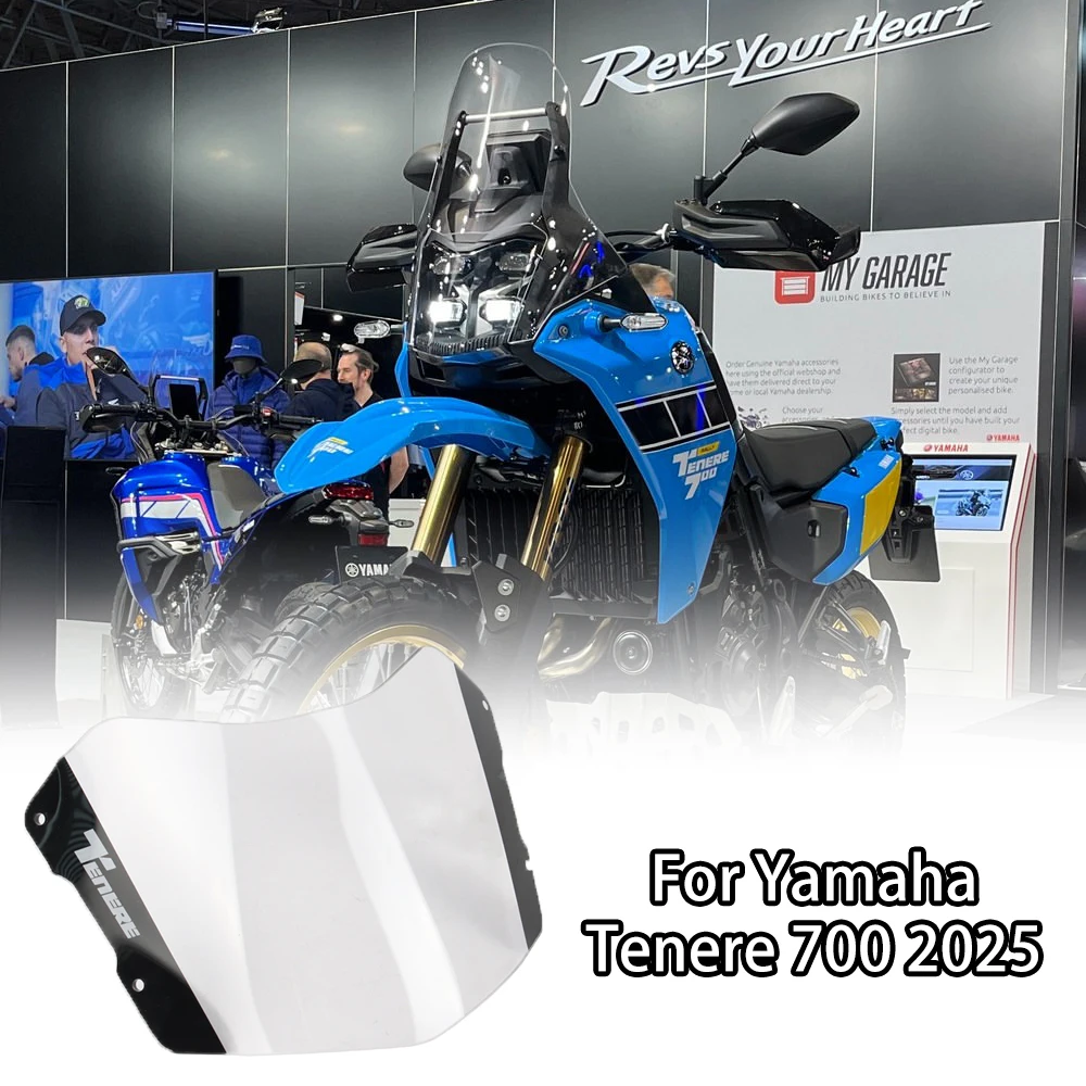 Protector de faros para motocicleta Yamaha Tenere 2025, Protector contra choques de alta resistencia, protector de aventura todoterreno, diseño acrílico duradero, 700