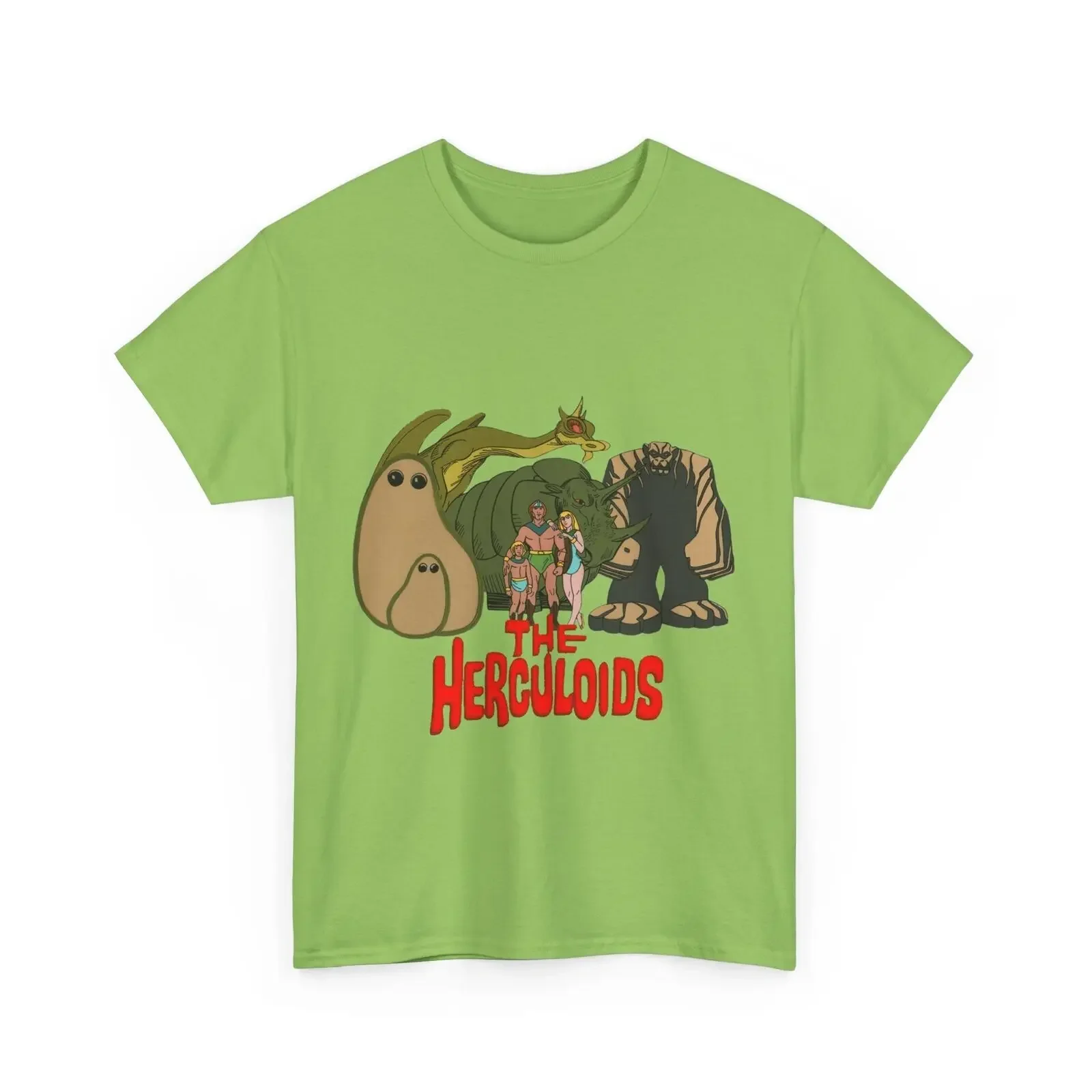 Herculoids T Shirt Hanna Barbera Cartoon Zandor Tara Dorno Gloop Gleep