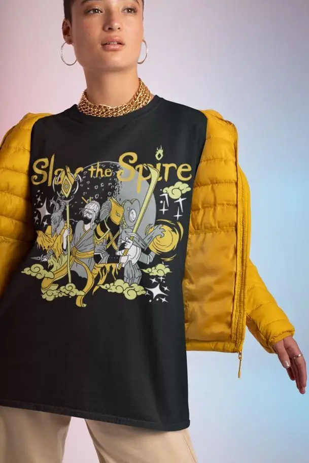 Slay the Spire Gaming T-Shirt Otaku T-Shirt Anime Manga Gift Shirt Tee All Size