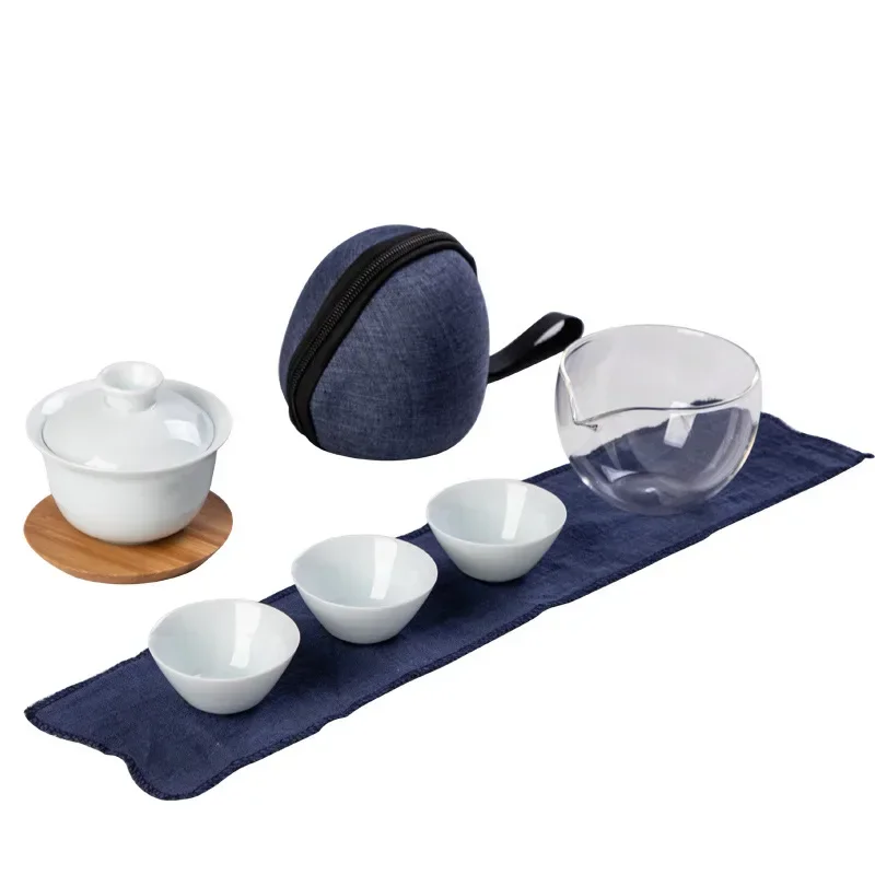 Portátil Teaware Tea Maker Set, Tea Maker Ao Ar Livre, Escritório Do Hotel, Viagem, Viagem, Casa, Carro, Acampamento, Cozinha, Jantar, Bar, Casa,