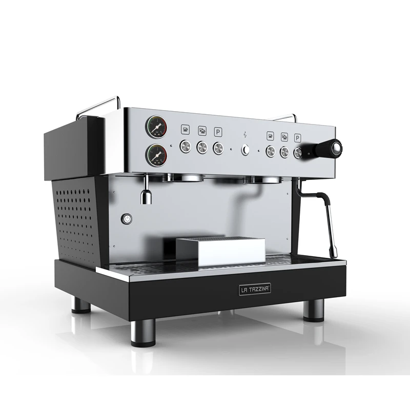 Italian‑style Dual‑group Commercial Espresso Coffee Machine,7L Large‑boiler Heat‑exchange 9‑bar Pressure Coffee Maker