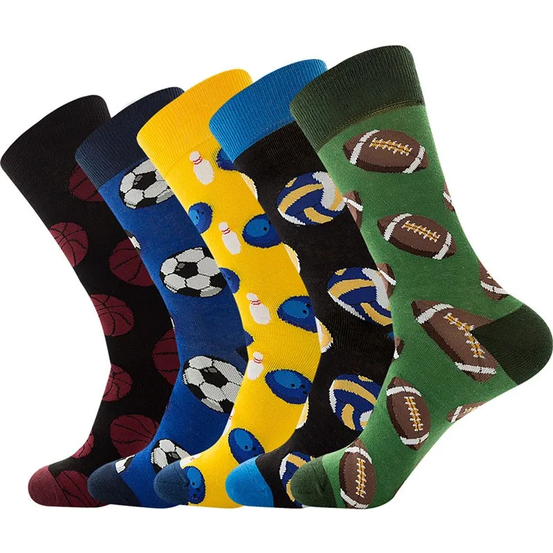 

Socks New Fashion Ball Jacquard Versatile INS Harajuku Soft Comfortable Basketball Style Men's Women's In Tube Socks T214