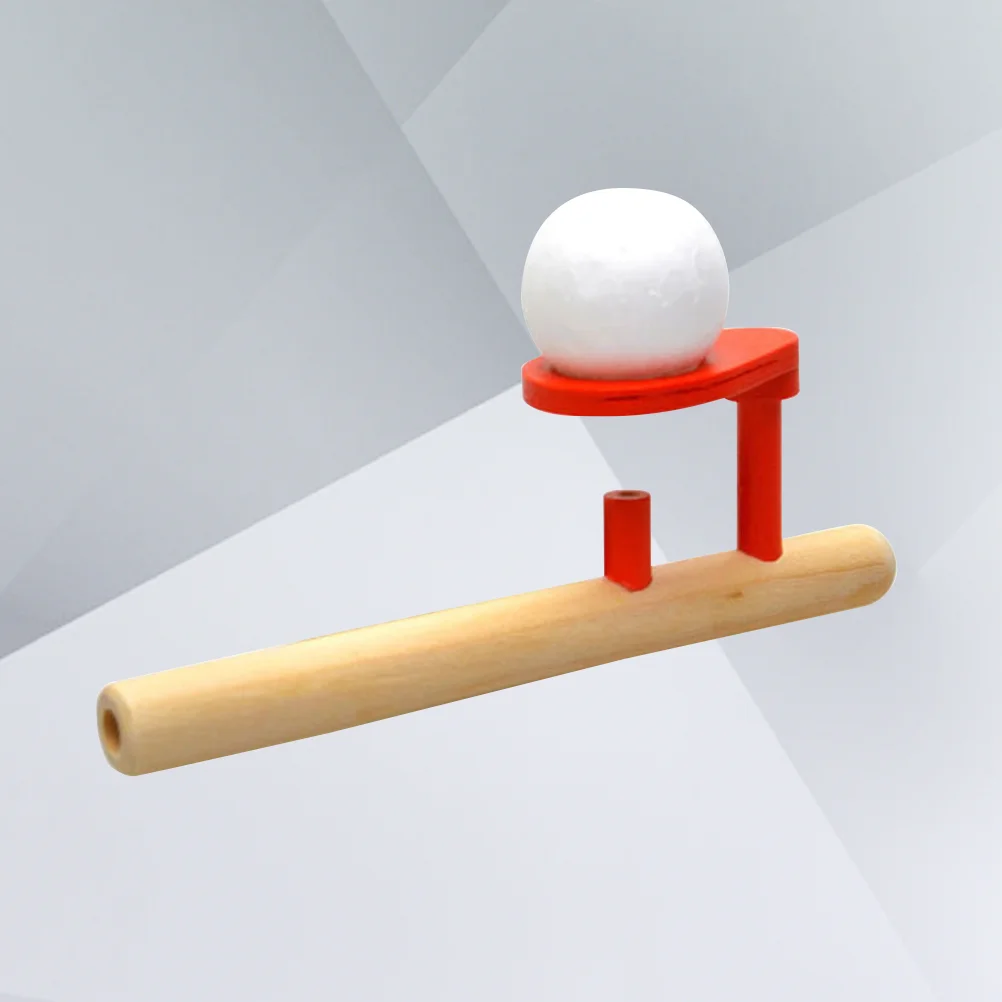 1pc Wooden Games Floating Blow and Balls Balance Blowing Toys Fun Stress Reliever for Kids Children Toddler