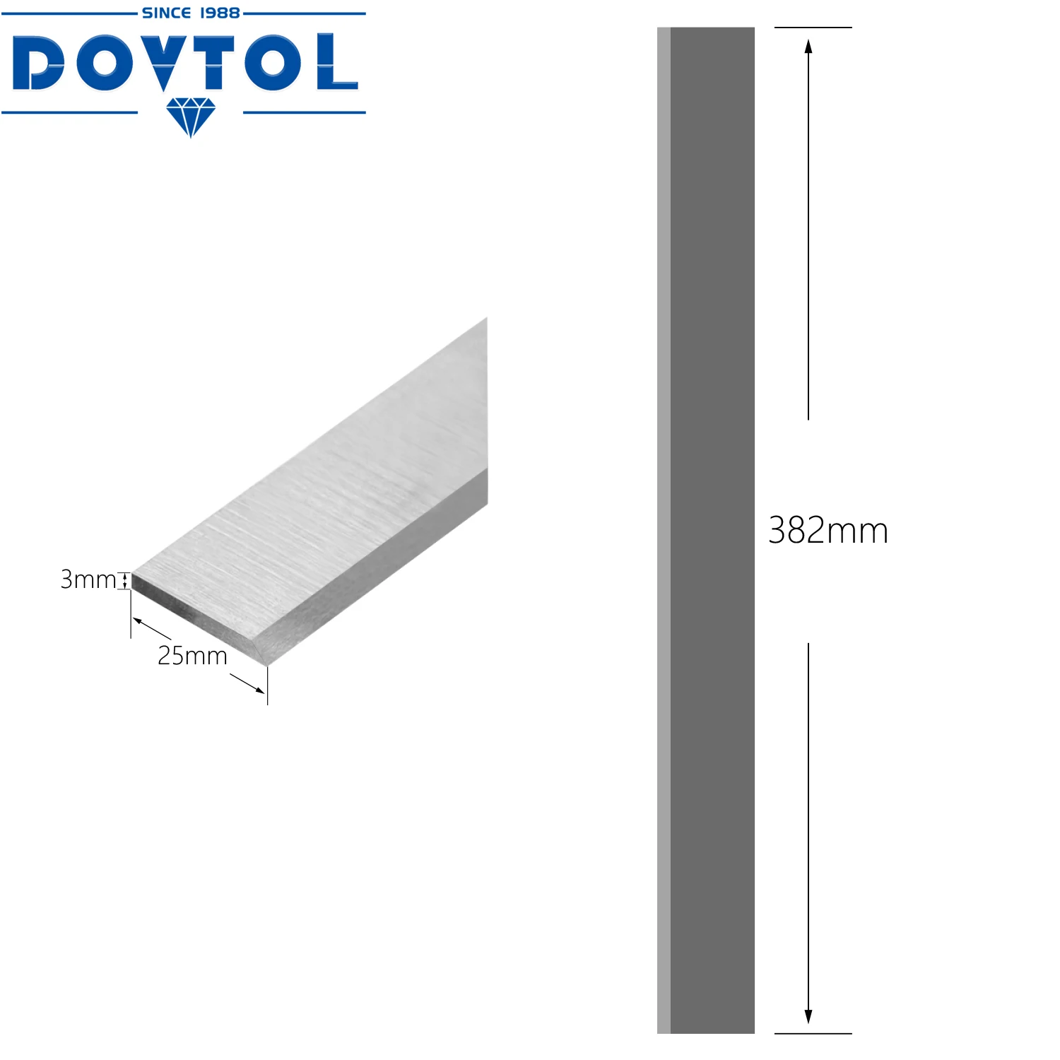 15 Inches Planer Blades jointer Knive HSS Replacement 3pcs for Delta 22 677 DC 380 Grizzly G0453 G1021 G6701 JET 708529G