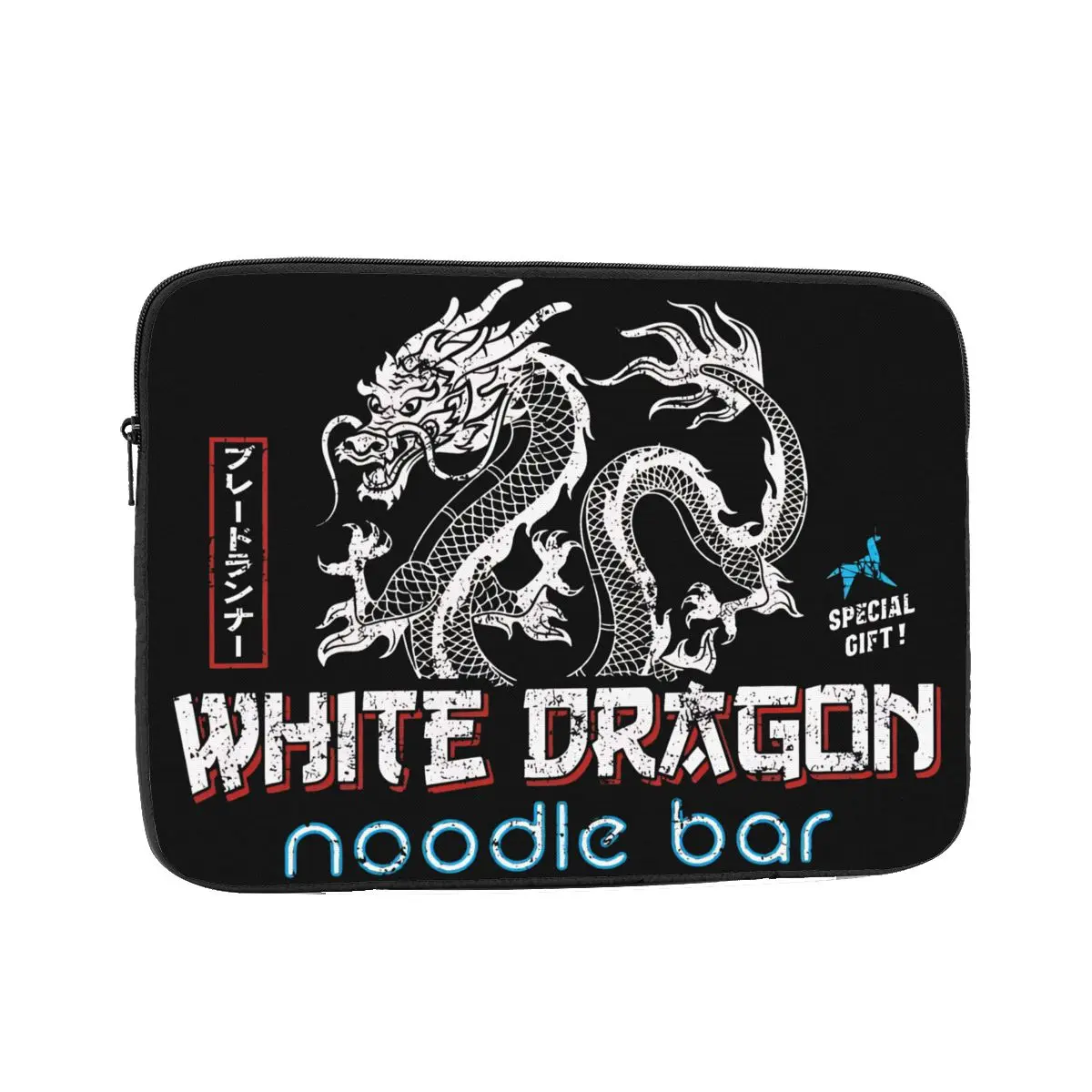 Shockproof Case 12 13 15 17 Inch Blade Runner White Dragon Noodle Bar Laptop Bag Sleeve Notebook Bag Case