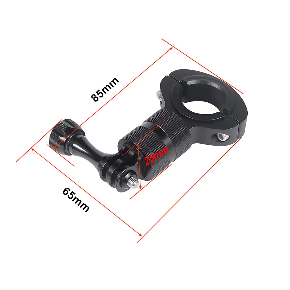 Aluminum Handlebar Mount for GoPro Insta360 DJI SJCAM AKASO Action Camera 360 Rotation Bike Motorcycle Clamp Holder Bracket Kit