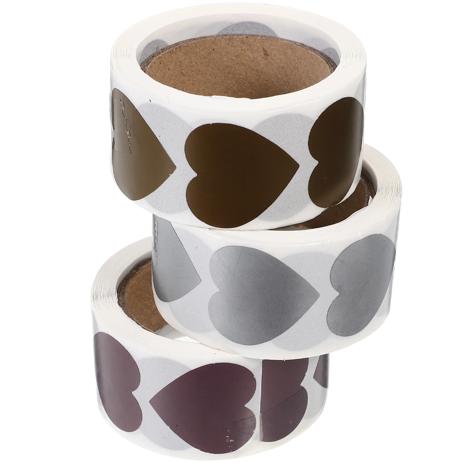 900 Pcs Heart-shaped Sticker Label Scratch-Off Cards Tag Lable Declas Decorate Labels