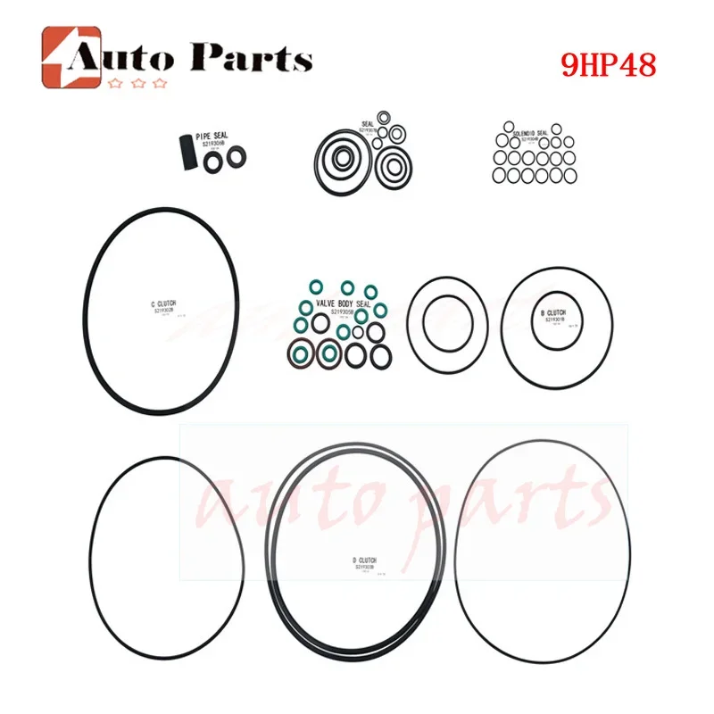 1set 9HP48 Automatic Transmission Seal Ring Repair Kit for Land Rover ZF9HP48 Gearbox Rebuild kit Car Accessories