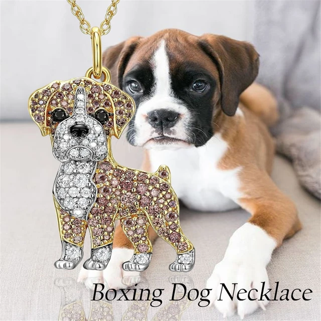 Swarovski fashion dog pendant