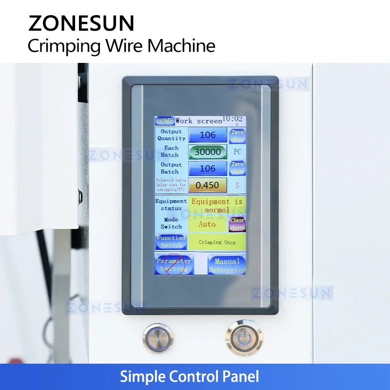 

ZONESUN ZS-YW1 Semi-automatic Wire Terminal Crimping Machine