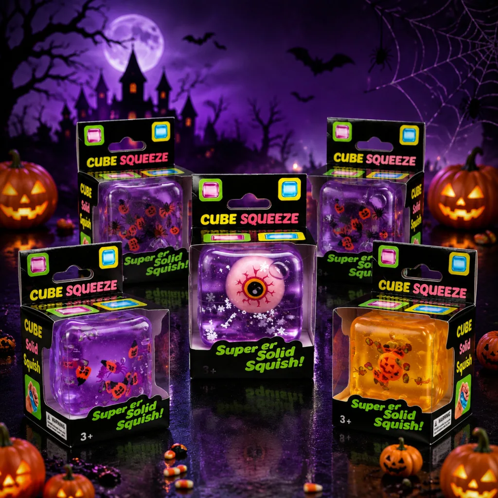 New hot halloween 4.5cm Halloween themed creative decompression, kneading, squeezing, and venting toy