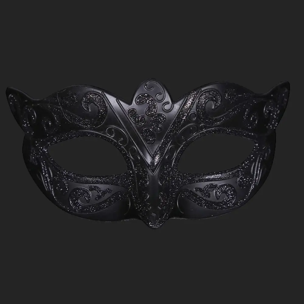 Party Cosplay Props Halloween Masks Plastic Masquerade Cosplay Mask Glitter Mask Carnival Costume Props The Phantom Dancer Mask