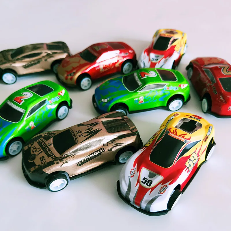 Mini Inertia Racing Car for Kids, Engraçado puxar para trás brinquedo, Brinquedos Educativos para Crianças, Fun Holiday Party, Presente de aniversário para meninos, 5pcs