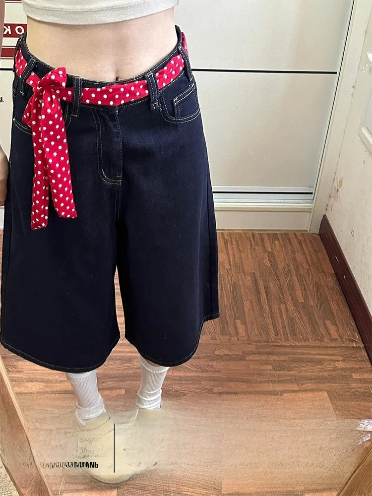 

Джинсы женские с высокой талией, широкими штанинами, прямого кроя, оригинального цвета, в американском стиле, свободного кроя, длиной до щиколотки, осенне-зимние...