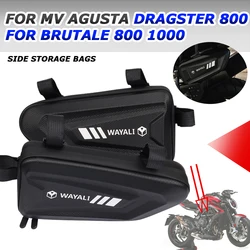 For MV Agusta Brutale 1000 RS 800 RR SCS Dragster 800 Rosso Motorcycle Accessories Side Bag Fairing Tool Bag Storage Frame Bags