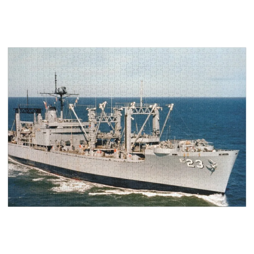 

USS NITRO (AE-23) SHIP'S STORE Jigsaw Puzzle Wooden Boxes Personalised Name Personalize Puzzle