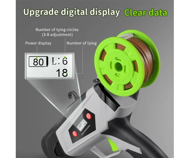 2025 آلة ربط أوتوماتيكية للنباتات الكرمة، كرمة العنب، خفيفة الوزن وسهلة الاستخدام