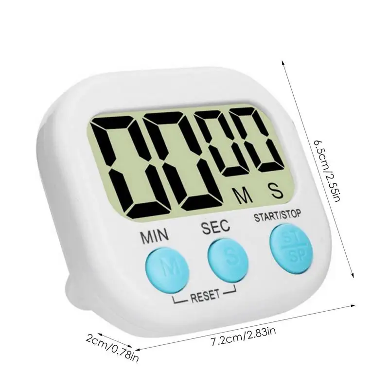 Kitchen Timers for Cooking Large Display Digital Timers Loud Alarm Magnetic Backing Stand Cooking Timers for Baking Study Work