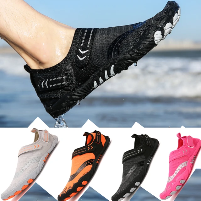 New Summer Barefoot Aqua Water Shoes New Beach Shoes Women Upstream Shoes For Men Sneakers Outdoor Swimming Gym Fishing Footwear