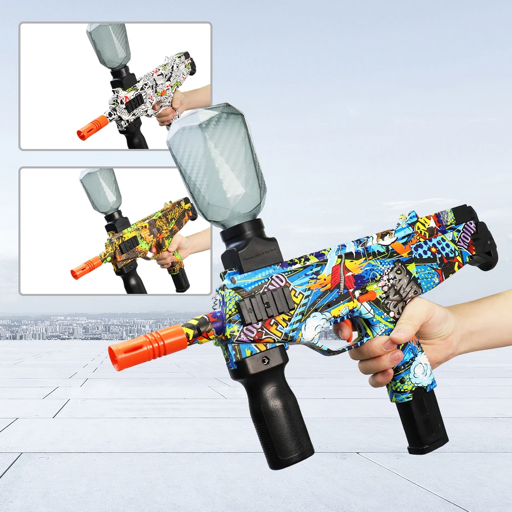 UZI Electric Gel Ball Blaster Toys,Splatter Ball Blaster for 14+,Outdoor Games Toys (gel ball not included)