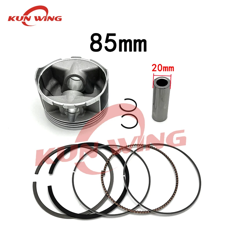 85mm Bore Piston Ring Kit for Honda XR400 XR400R XR 400 1997-2004 TRX400 TRX400EX 1999-2007 NX4 falcon NX400 CB400ss 13102-MCG