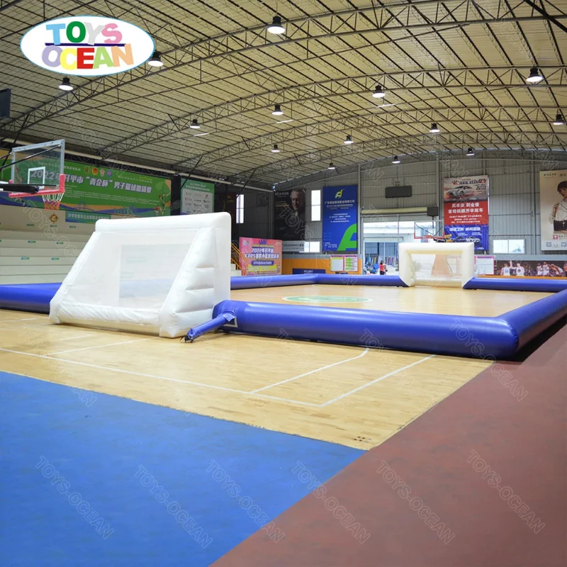 Pro Inflatable Football Field Arena Soccer Pitch Training Field Multiplayer Game Bounce Free Kick Fun