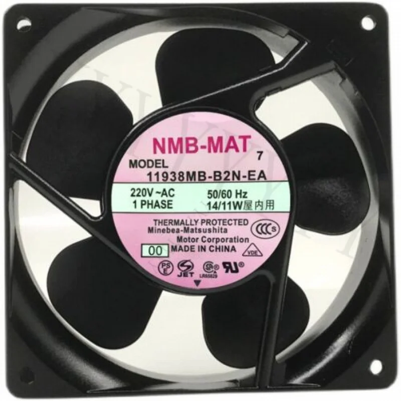 

Y+ High Performance Cooling Fan 11938SB-B2N-QA 220V 16/13A 18/15W 120*120*38mm